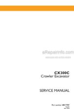 Photo 4 - Case CX300C Service Manual Crawler Excavator 48017787