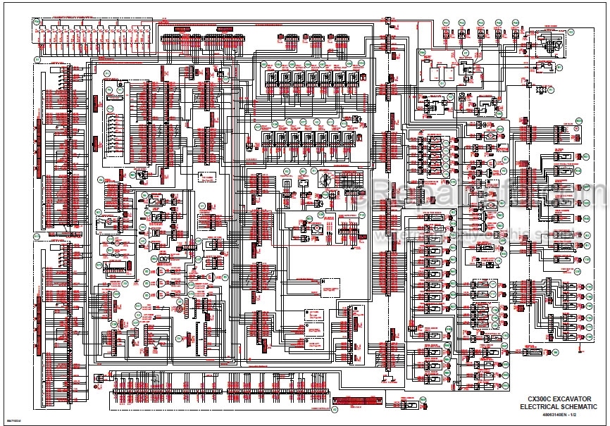 Photo 5 - Case CX300C Service Manual Crawler Excavator 48063130