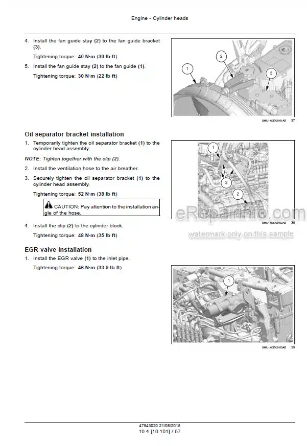 Photo 8 - Case CX300D Service Manual Crawler Excavator 47899899