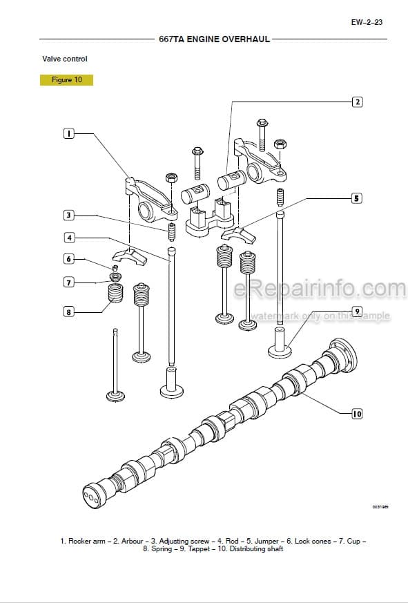 Photo 3 - CNH 667TA/EEG 667ТА/ЕЕС 667TA/EBF 667TA/EED 667TA/EBD Service Manual Engine 87600994