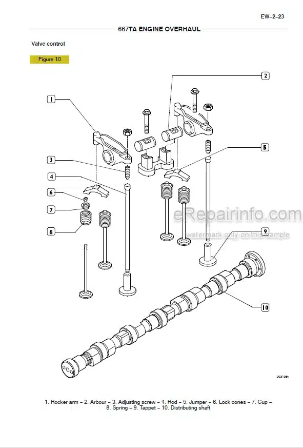 Photo 3 - CNH 667TA/EEG 667ТА/ЕЕС 667TA/EBF 667TA/EED 667TA/EBD Service Manual Engine 87600994