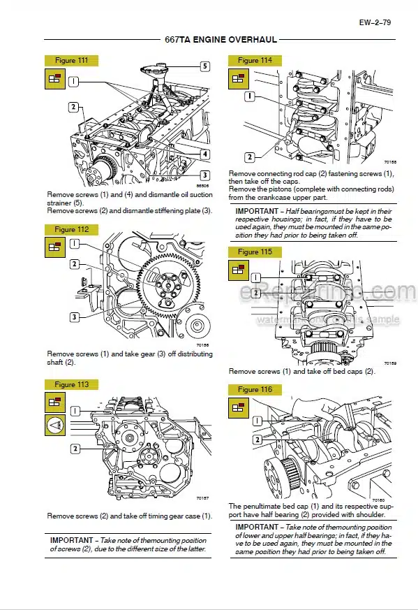 Photo 13 - CNH 667TA/EEG 667ТА/ЕЕС 667TA/EBF 667TA/EED 667TA/EBD Service Manual Engine 87600994