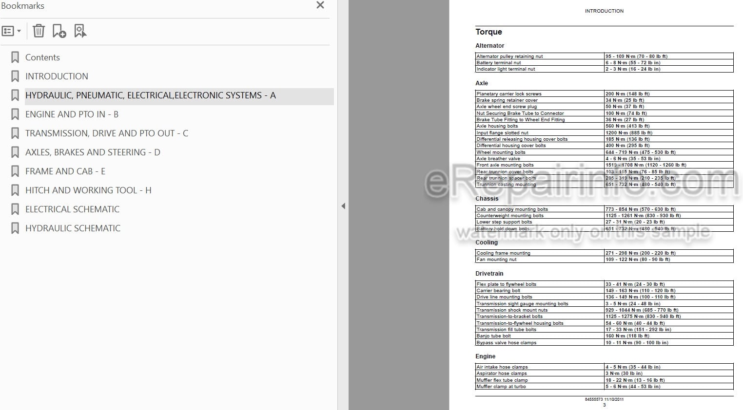 Photo 4 - Case 1021F 1121F Tier 4 Service Manual Wheel Loader[2]