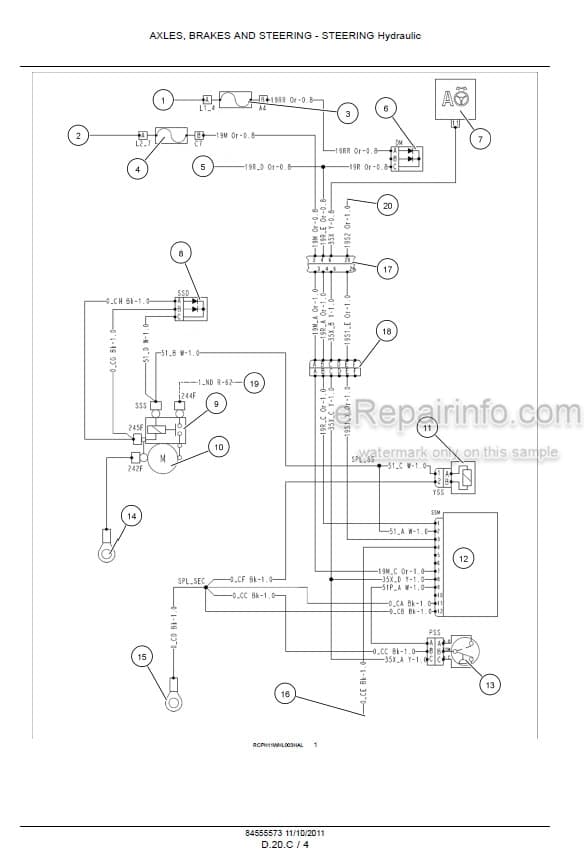 Photo 6 - Case 1021F 1121F Tier 4 Service Manual Wheel Loader[2]