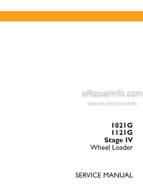 Photo 5 - Case 1021G 1121G Stage IV Service Manual Wheel Loader[2]