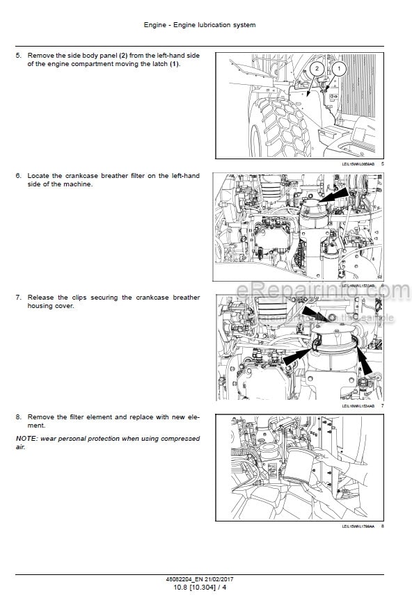 Photo 1 - Case 1021G 1121G Stage IV Service Manual Wheel Loader[2]
