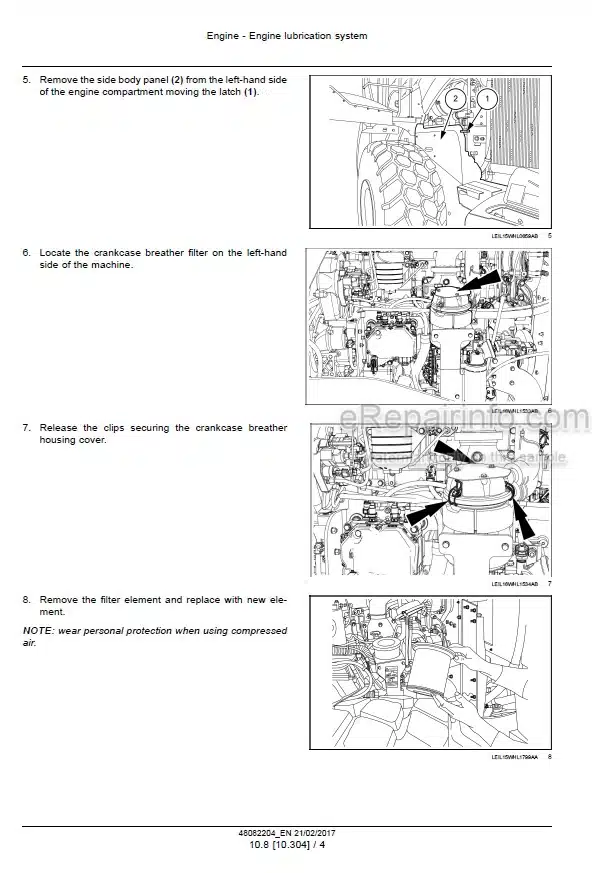 Photo 1 - Case 1021G 1121G Stage IV Service Manual Wheel Loader[2]