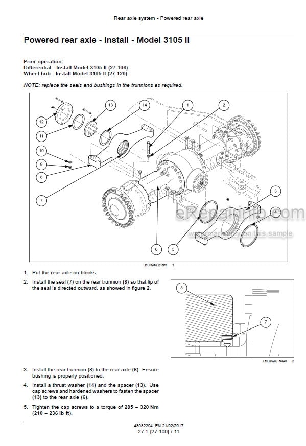 Photo 3 - Case 1021G 1121G Stage IV Service Manual Wheel Loader[2]