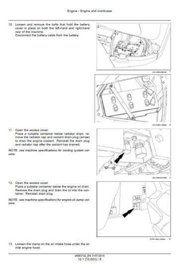 Photo 12 - Case 1021G 1121G Tier 2 Service Manual Wheel Loader 48083742