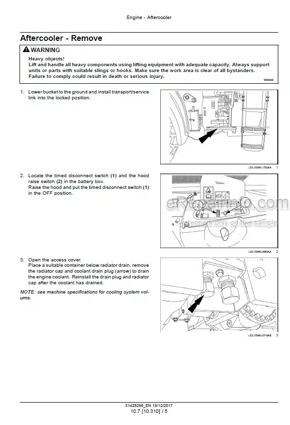 Photo 7 - Case 1107EX Service Manual Soil Compactor 51478299