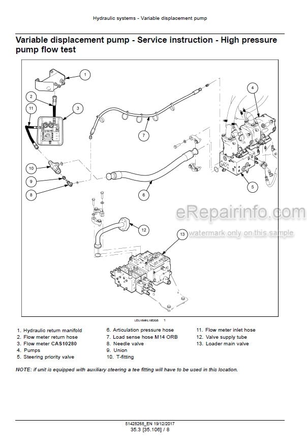 Photo 6 - Case 1021G 1121G Tier 4B Final Service Manual Wheel Loader 51428268[2]