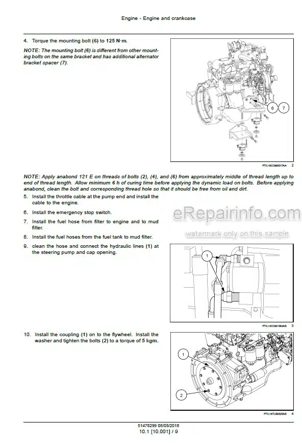 Photo 5 - Case 1107EX Service Manual Soil Compactor 51478299