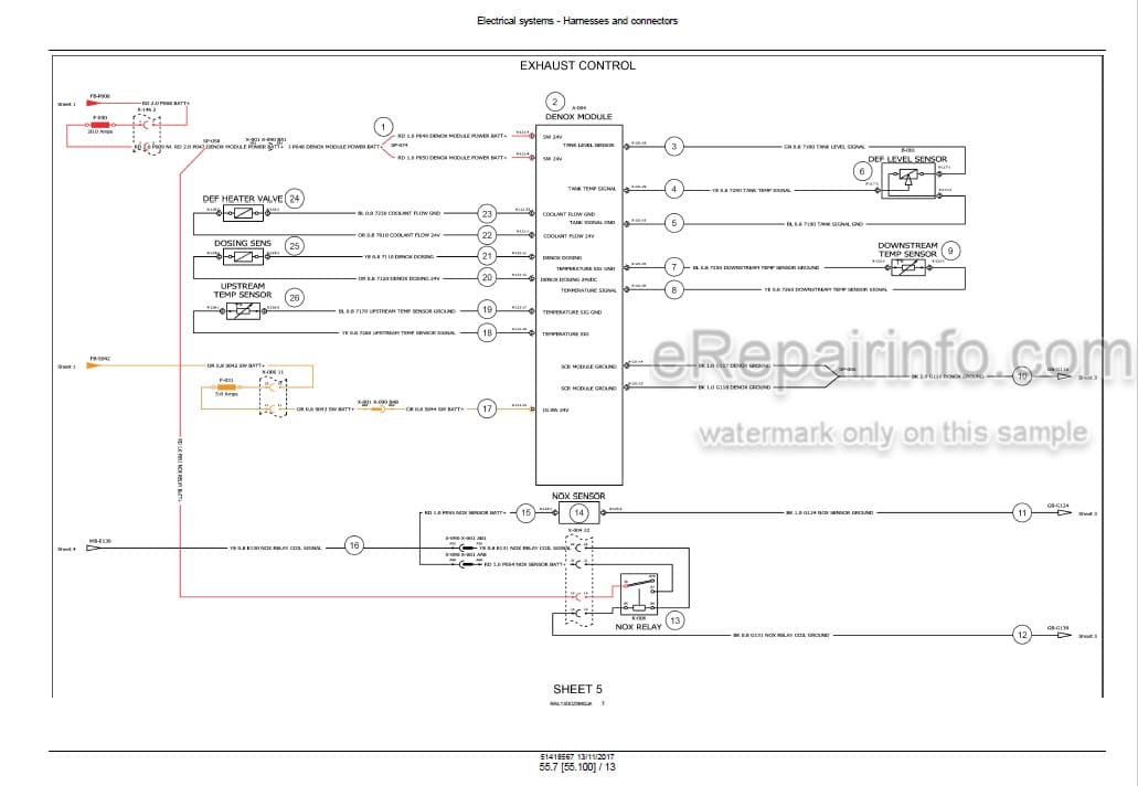 Photo 5 - Case 1150M Tier 4A Interim Service Manual Crawler Dozer 51418567