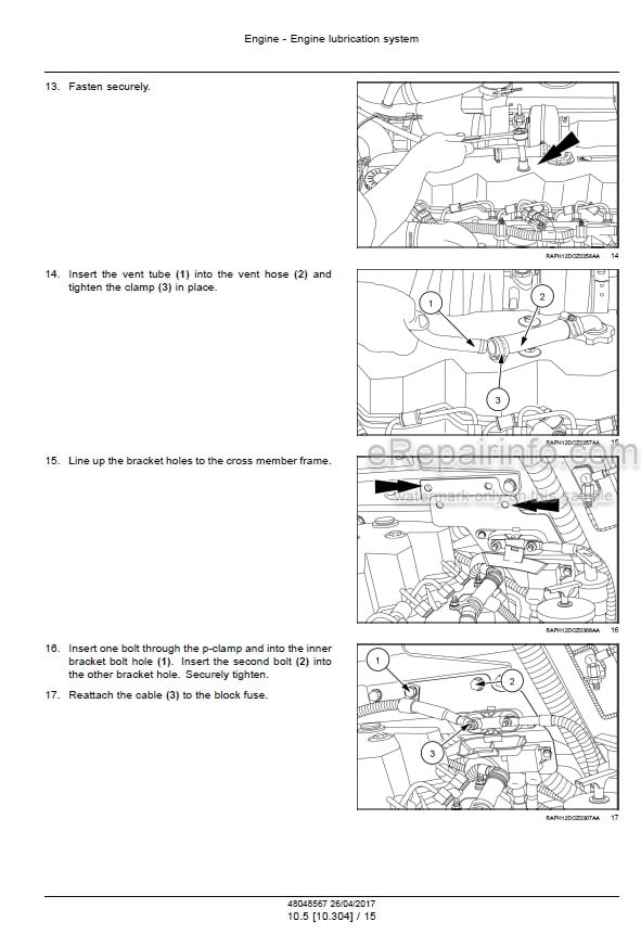 Photo 4 - Case 1650M Stage IIIB Service Manual Crawler Dozer 48048567