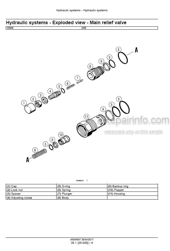 Photo 6 - Case 1650M Stage IIIB Service Manual Crawler Dozer 48048567