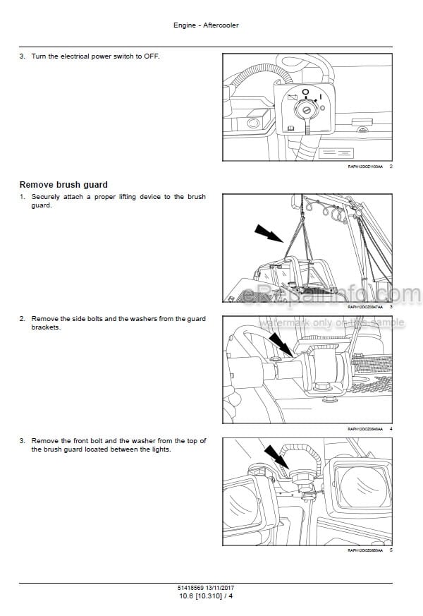 Photo 7 - Case 1650M Tier 4B Final Service Manual Crawler Dozer 48048566