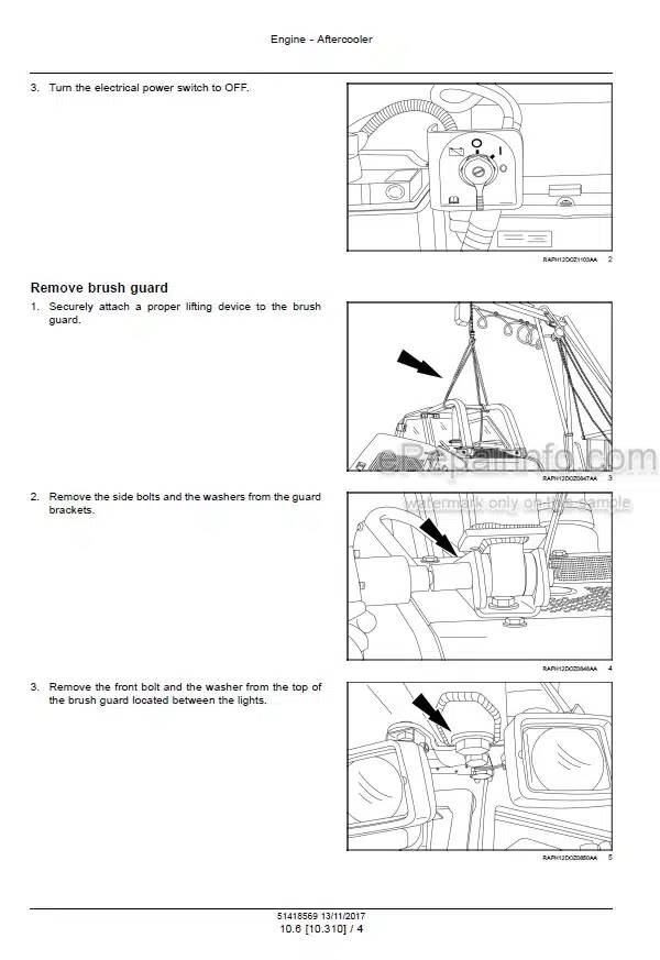 Photo 10 - Case 1650M Tier 4A Interim Service Manual Crawler Dozer 51418569