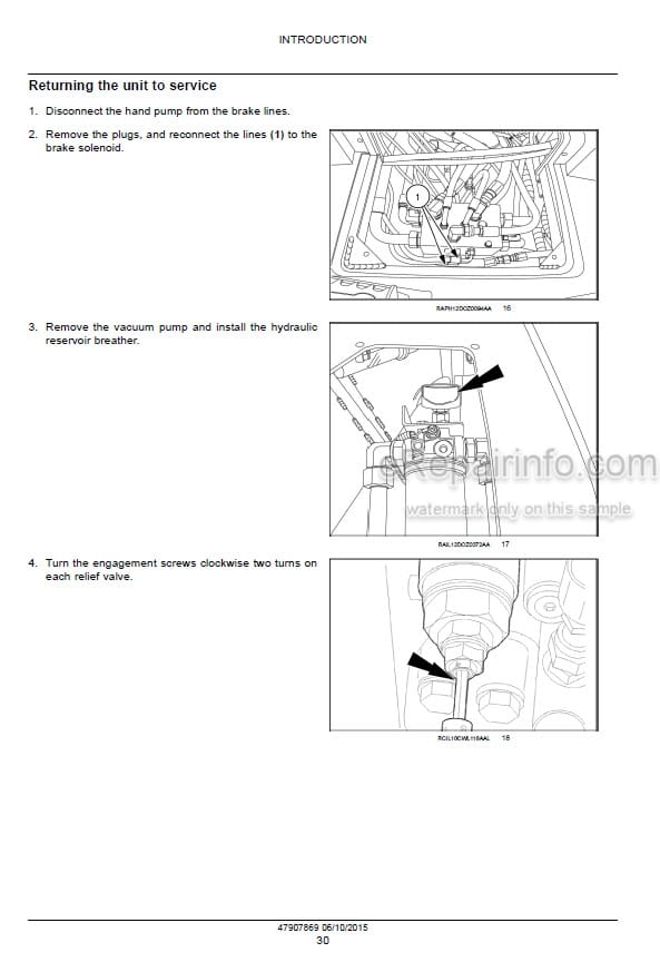 Photo 8 - Case 1450B 1455B Service Manual Crawler 9-67890