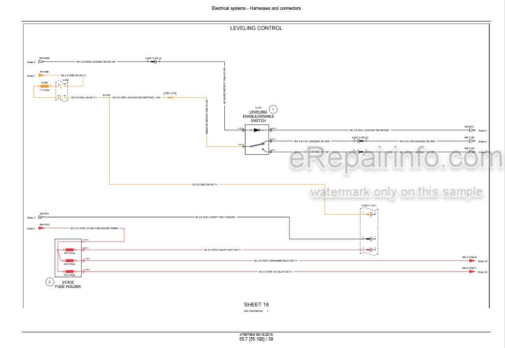 Photo 3 - Case 1650 Stage IIIB Service Manual Crawler Dozer 47907869