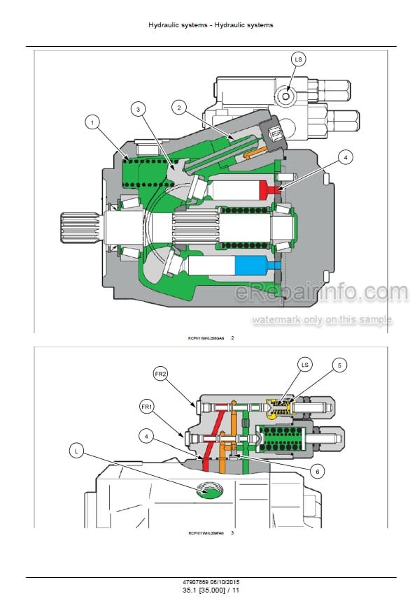 Photo 6 - Case 1650 Stage IIIB Service Manual Crawler Dozer 47907869