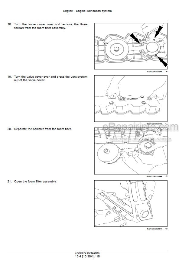 Photo 3 - Case 1650 Tier 2 Service Manual Crawler Dozer 47907870