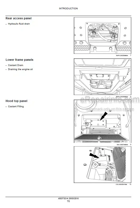 Photo 8 - Case 1850K Tier 3 Service Manual Crawler Dozer 87388581A