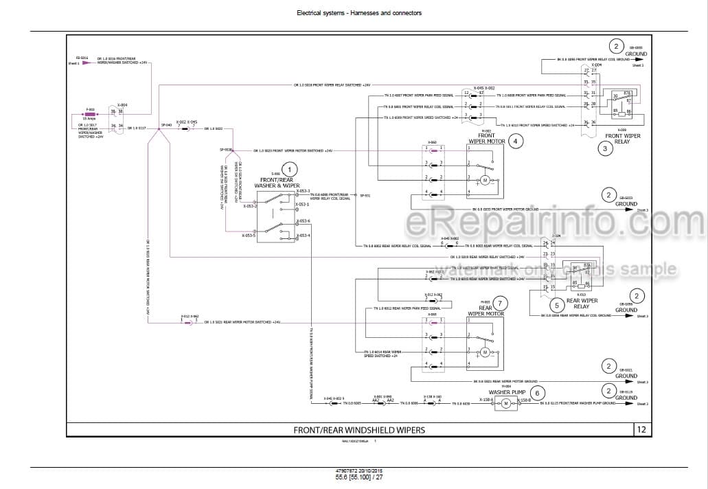 Photo 6 - Case 2050M Stage IIIB Service Manual Crawler Dozer 47907872