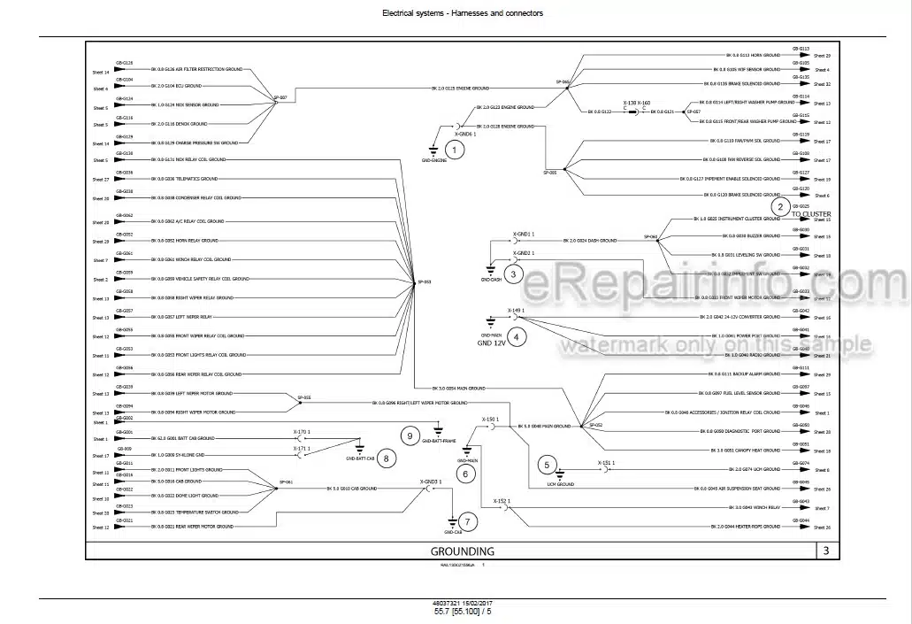 Photo 3 - Case 2050M Tier 2 Tier 3 Service Manual Crawler Dozer 48037321