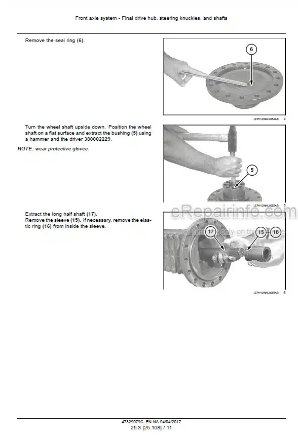 Photo 9 - Case 21F 121F 221F 321F Tier 4A Interim Service Manual Compact Wheel Loader 47829079C