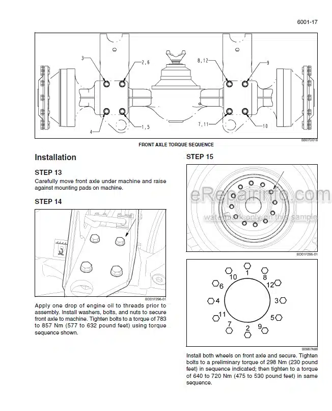 Photo 6 - Case 521E Tier 3 Service Manual Wheel Loader 84243970R0
