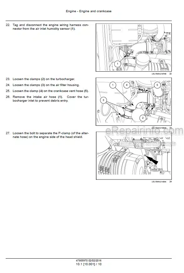 Photo 3 - Case 521F Tier 4B Final Service Manual Wheel Loader