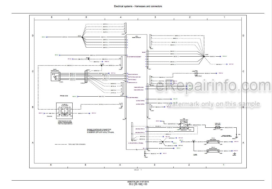 Photo 6 - Case 521G Tier 2 Service Manual Wheel Loader 48083739
