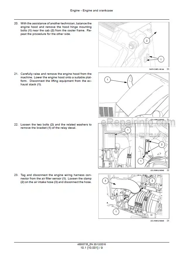 Photo 11 - Case 521G Tier 4B Final Service Manual Wheel Loader