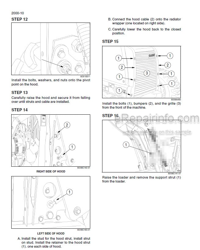 Photo 3 - Case 570MXT Series 3 Tier 3 Repair Manual Loader Landscaper 87728463