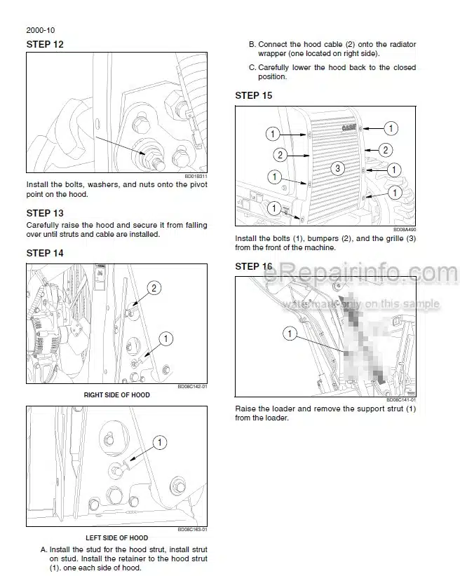 Photo 3 - Case 570MXT Series 3 Tier 3 Repair Manual Loader Landscaper 87728463