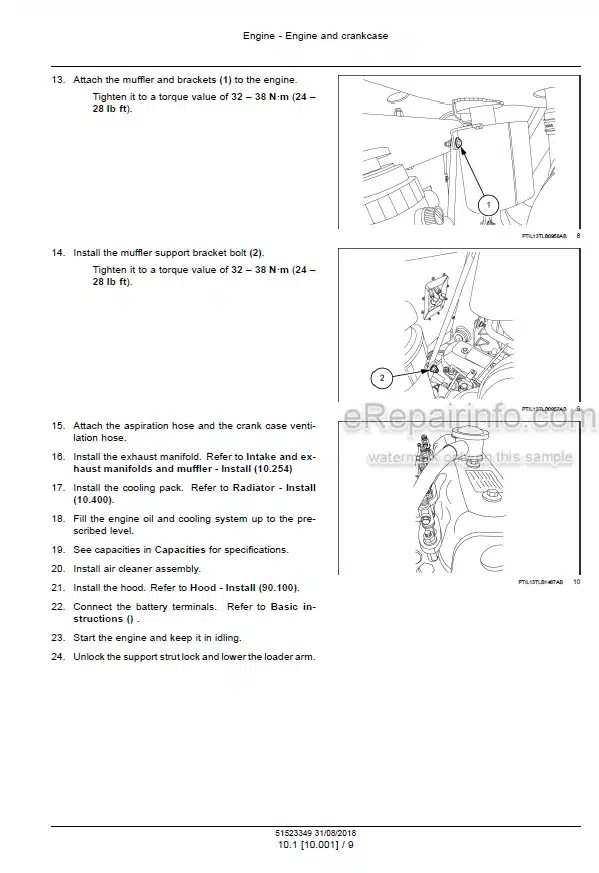 Photo 3 - Case 570ST The King Service Manual Backhoe Loader 51523349