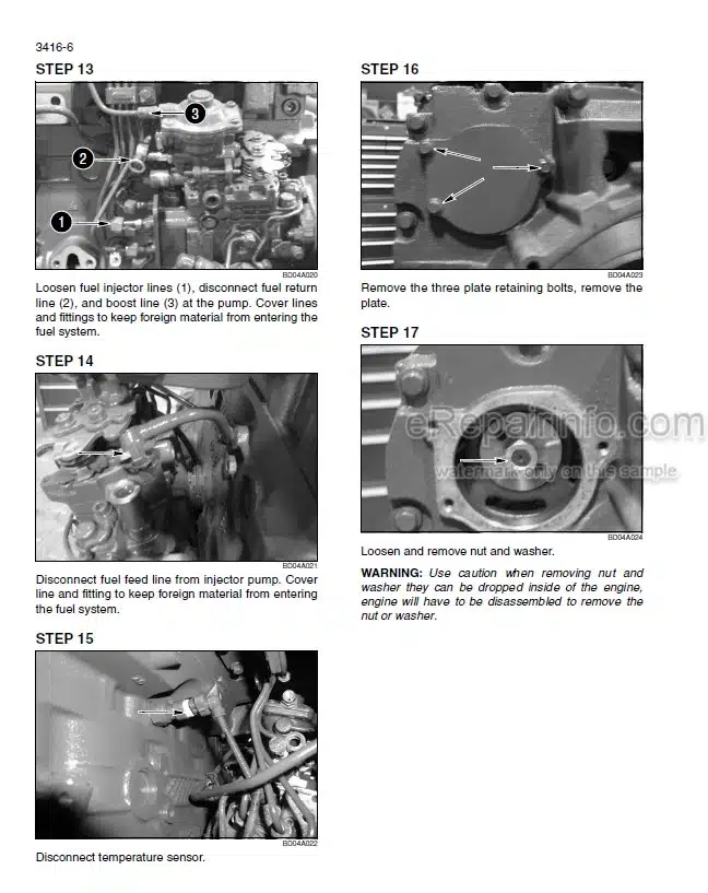 Photo 2 - Case 586G 588G Series 3 Tier 3 Repair Manual Forklift 87728464NA