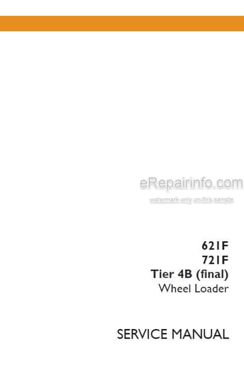 Photo 5 - Case 621F 721F Tier 4B Final Service Manual Wheel Loader