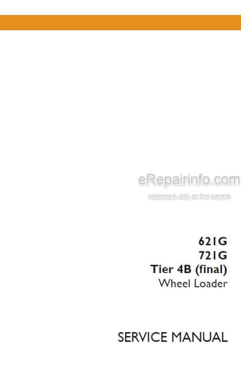 Photo 4 - Case 621G 721G Tier 4B Final Service Manual Wheel Loader
