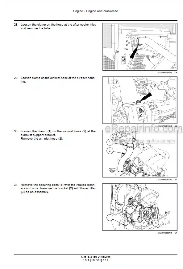 Photo 8 - Case 721F Tier 4 Service Manual Wheel Loader 84488413