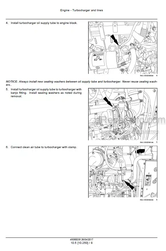 Photo 3 - Case 750M Tier 4B Final Service Manual Crawler Dozer 48080038