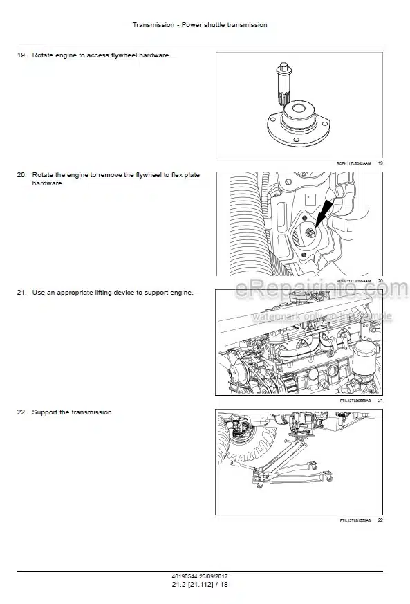 Photo 8 - Case 752EX Service Manual Vibratory Compactor 48174560