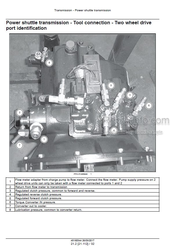 Photo 6 - Case 770EX 770EX Magnum Service Manual Tractor Loader 48190544