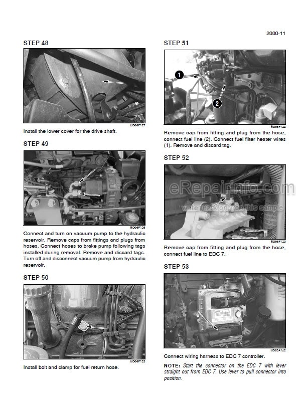 Photo 8 - Case 821E Service Manual Loader 87551879A