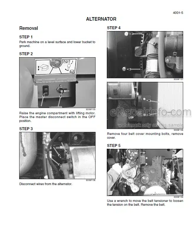 Photo 5 - Case 821E Tier 3 Service Manual Wheel Loader 84299244R0