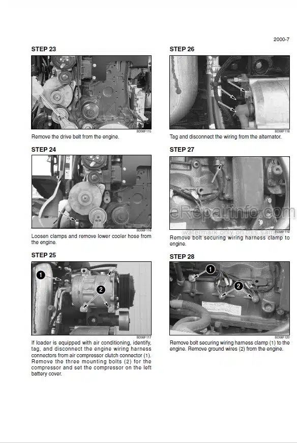 Photo 3 - Case 821F 921F Tier 4 Service Manual Wheel Loader 84488414