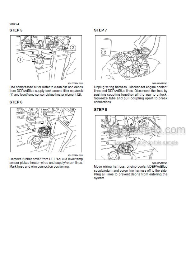 Photo 6 - Case 821F 921F Tier 4 Service Manual Wheel Loader 84488414