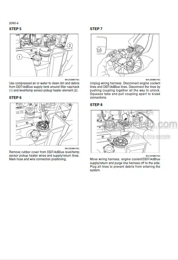 Photo 6 - Case 821F 921F Tier 4 Service Manual Wheel Loader 84488414