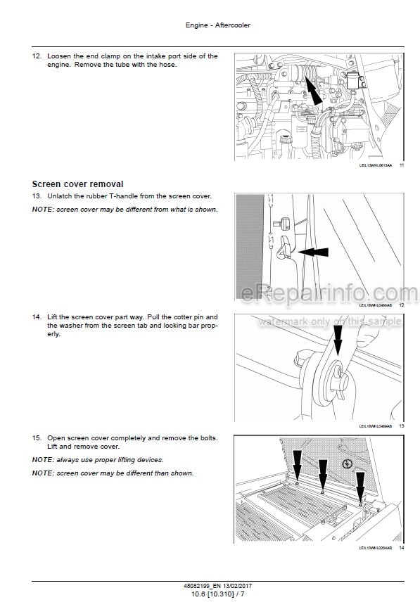 Photo 2 - Case 821G 921G Stage IV Service Manual Wheel Loader 48082199