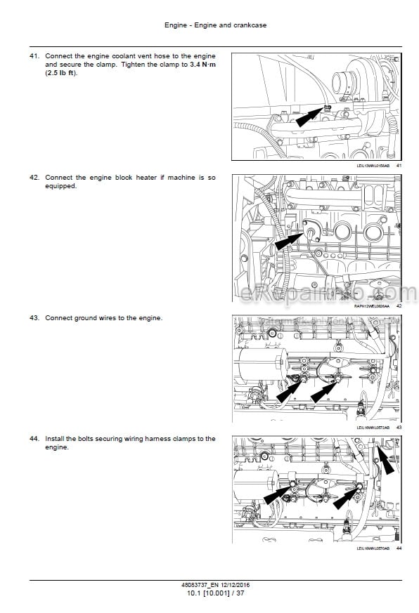 Photo 1 - Case 821G 921G Tier 4B Final Service Manual Wheel Loader[3]